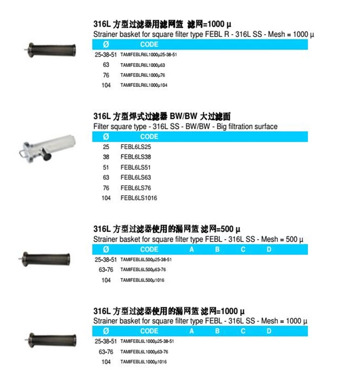 角式管道过滤器